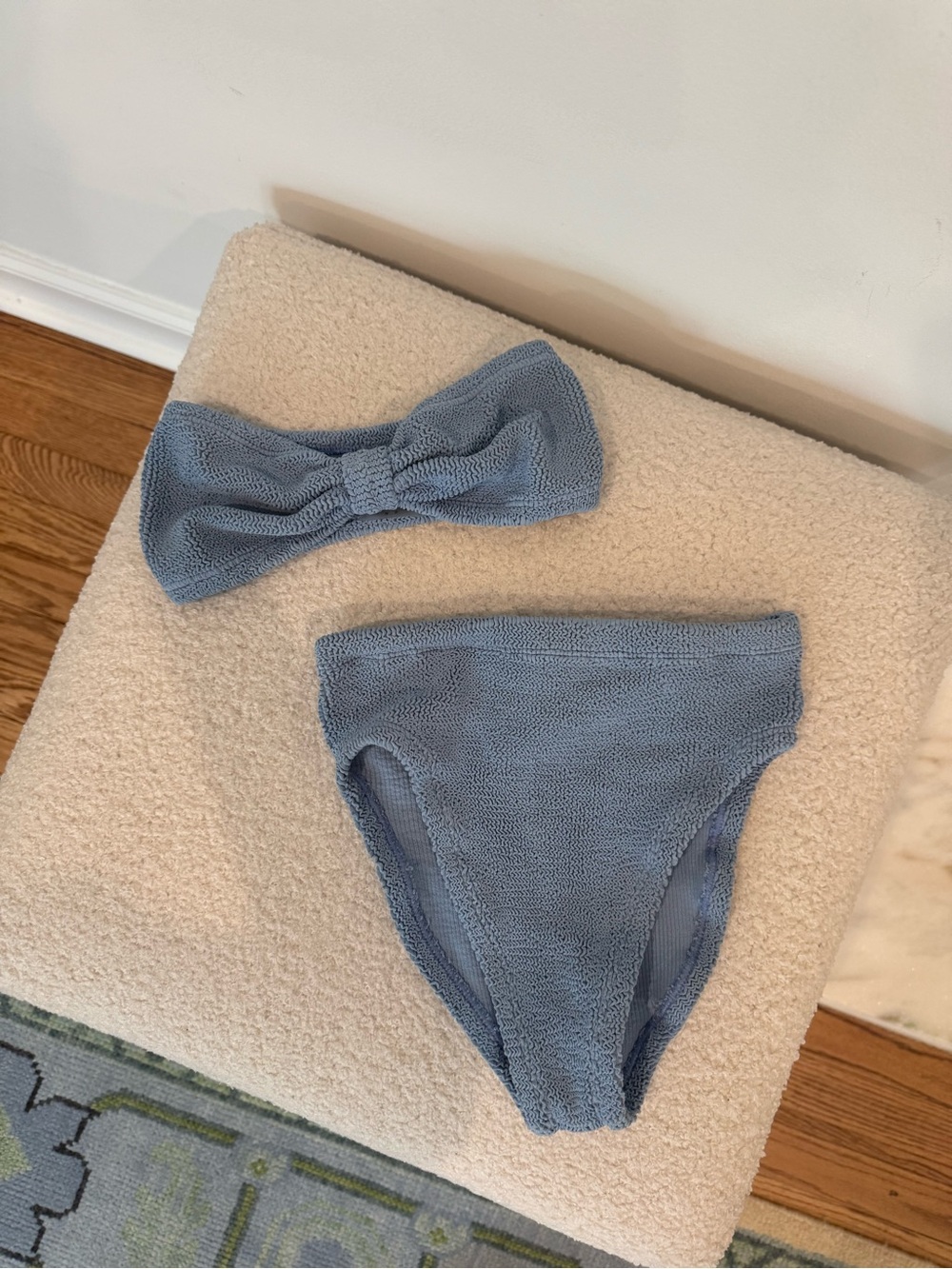 Hunza G Ruby Bikini Set Cornflower Blue
